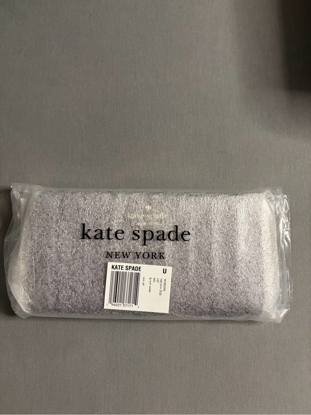 Kate Spade Large Continental Wallet in Ripe Plum Pebbled Leather & Gold Hardware